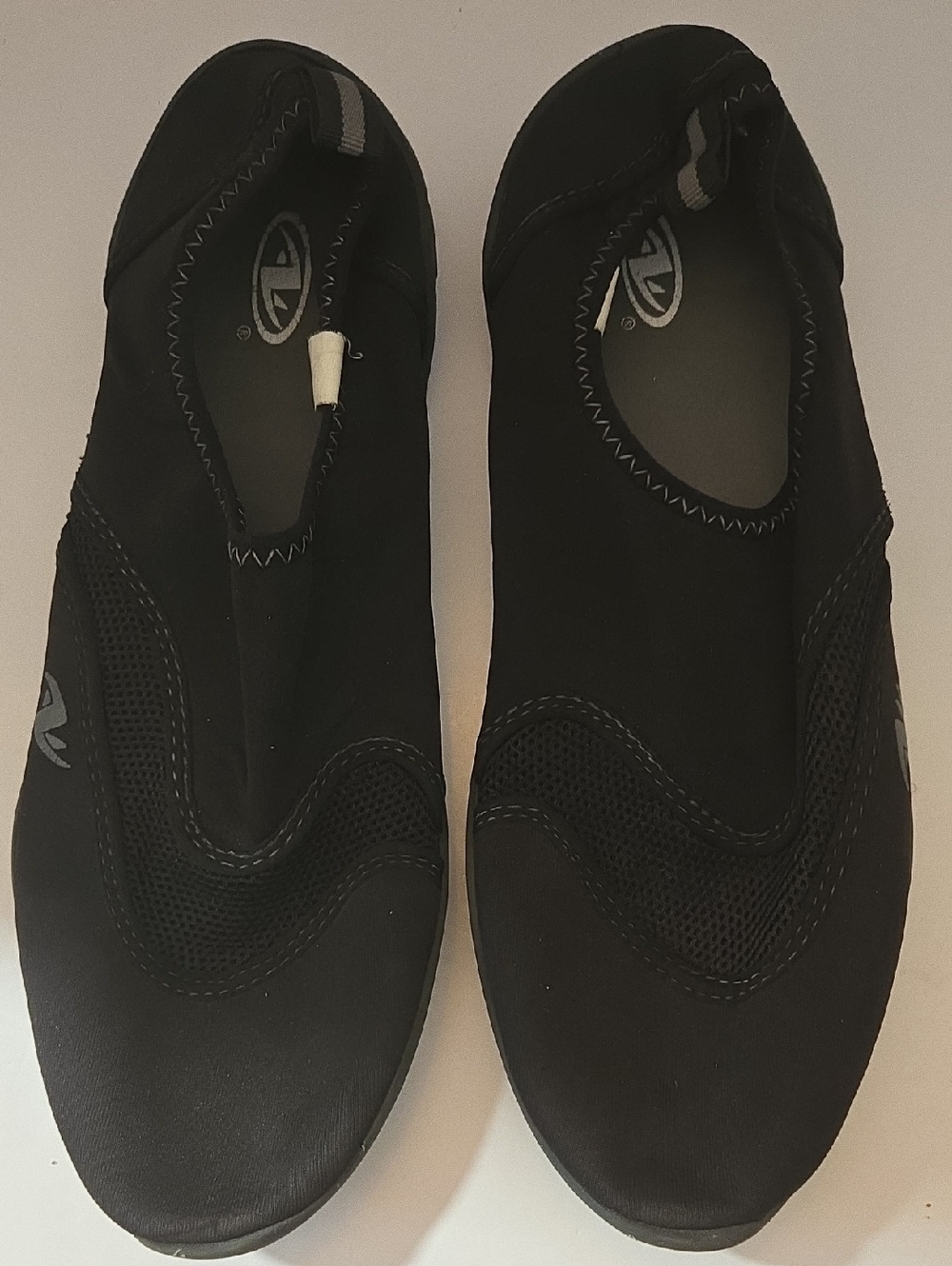Athletic Works Men's Black Slip-On Athletic Shoes
